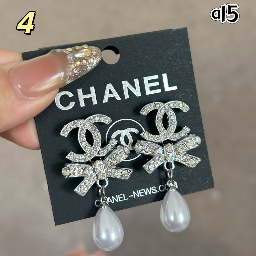 Classic Designer Style Pearl Earrings for Daily Wear