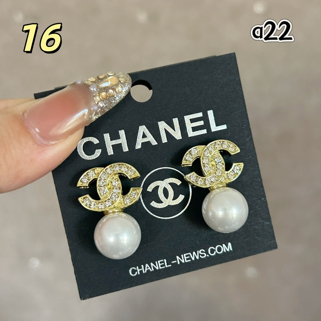 Classic Designer Style Pearl Earrings for Daily Wear