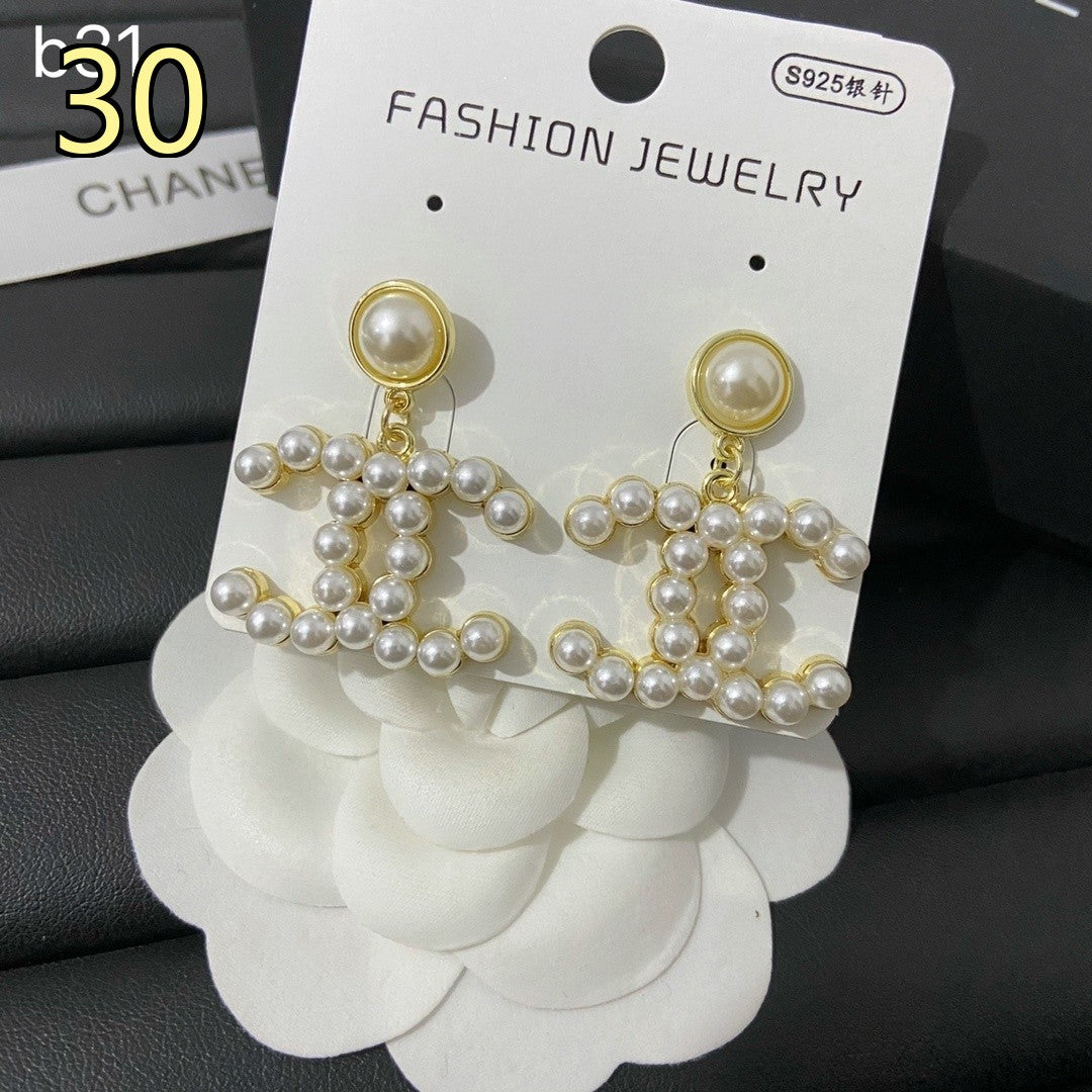Classic Designer Style Pearl Earrings for Daily Wear