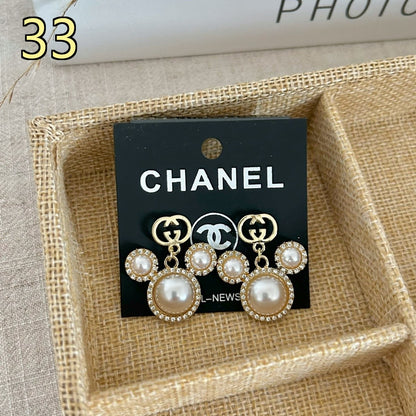 Classic Designer Style Pearl Earrings for Daily Wear