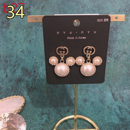 Classic Designer Style Pearl Earrings for Daily Wear