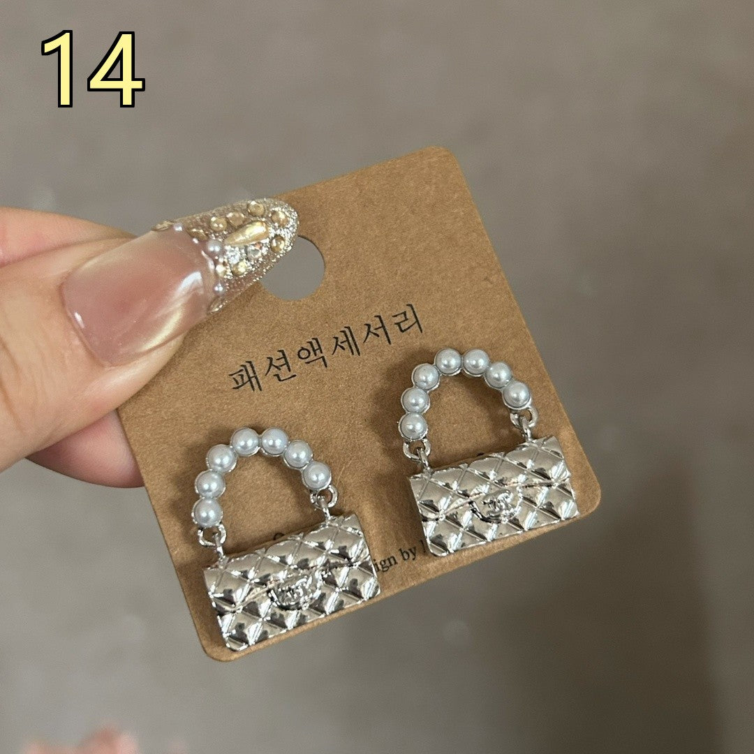 Classic Designer Style Pearl Earrings for Daily Wear