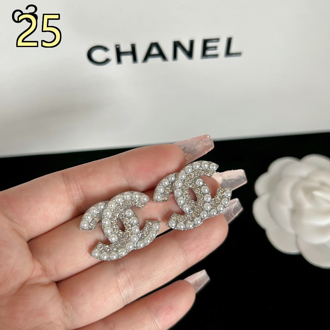 Classic Designer Style Pearl Earrings for Daily Wear