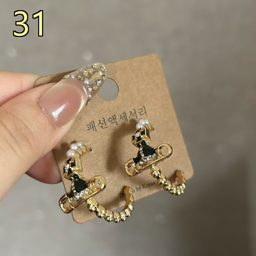 Classic Designer Style Pearl Earrings for Daily Wear