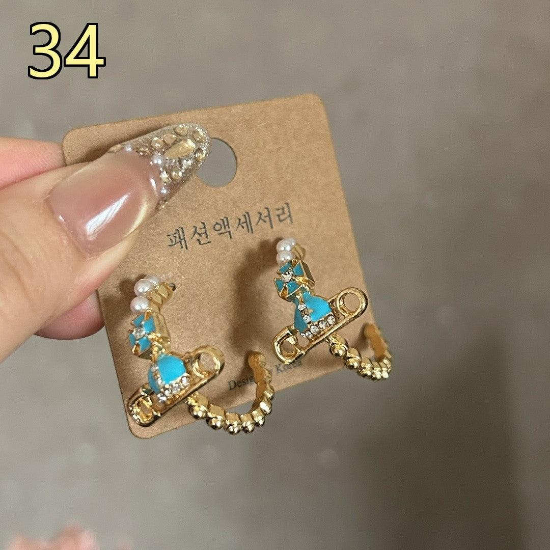 Classic Designer Style Pearl Earrings for Daily Wear