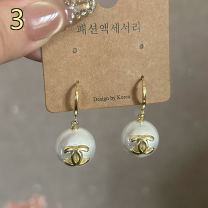 Classic Designer Style Pearl Earrings for Daily Wear
