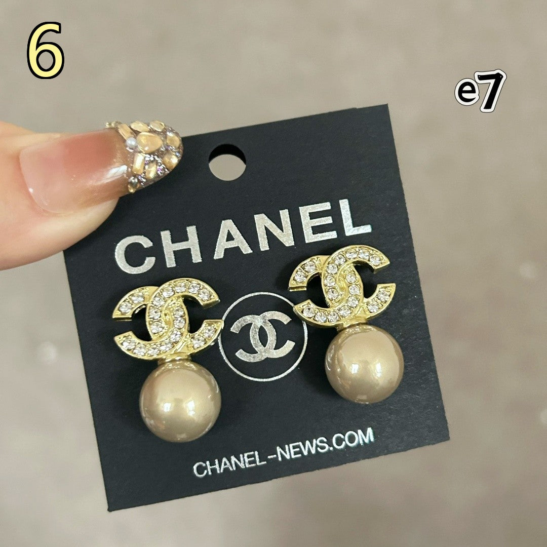 Classic Designer Style Pearl Earrings for Daily Wear