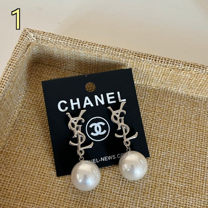 Classic Designer Style Pearl Earrings for Daily Wear
