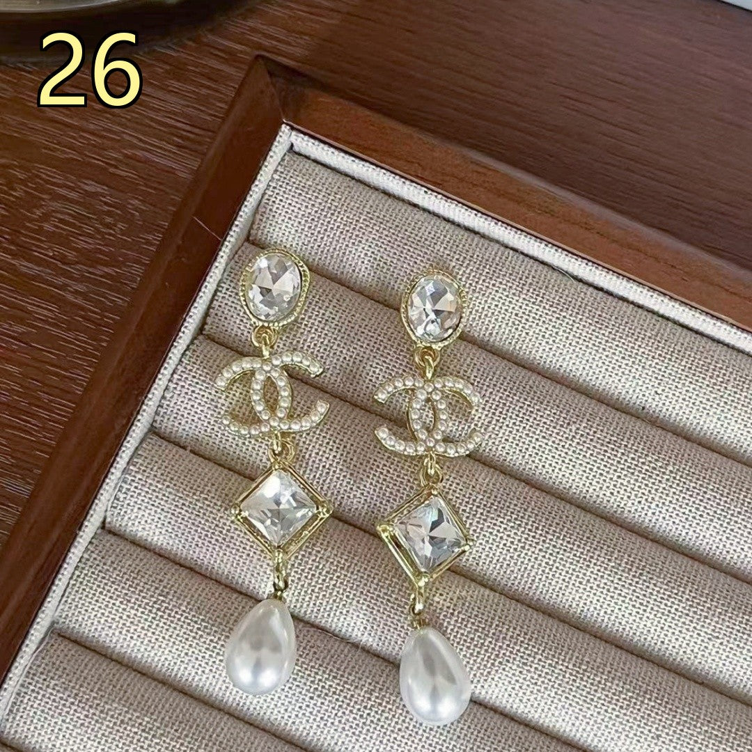 Classic Designer Style Pearl Earrings for Daily Wear