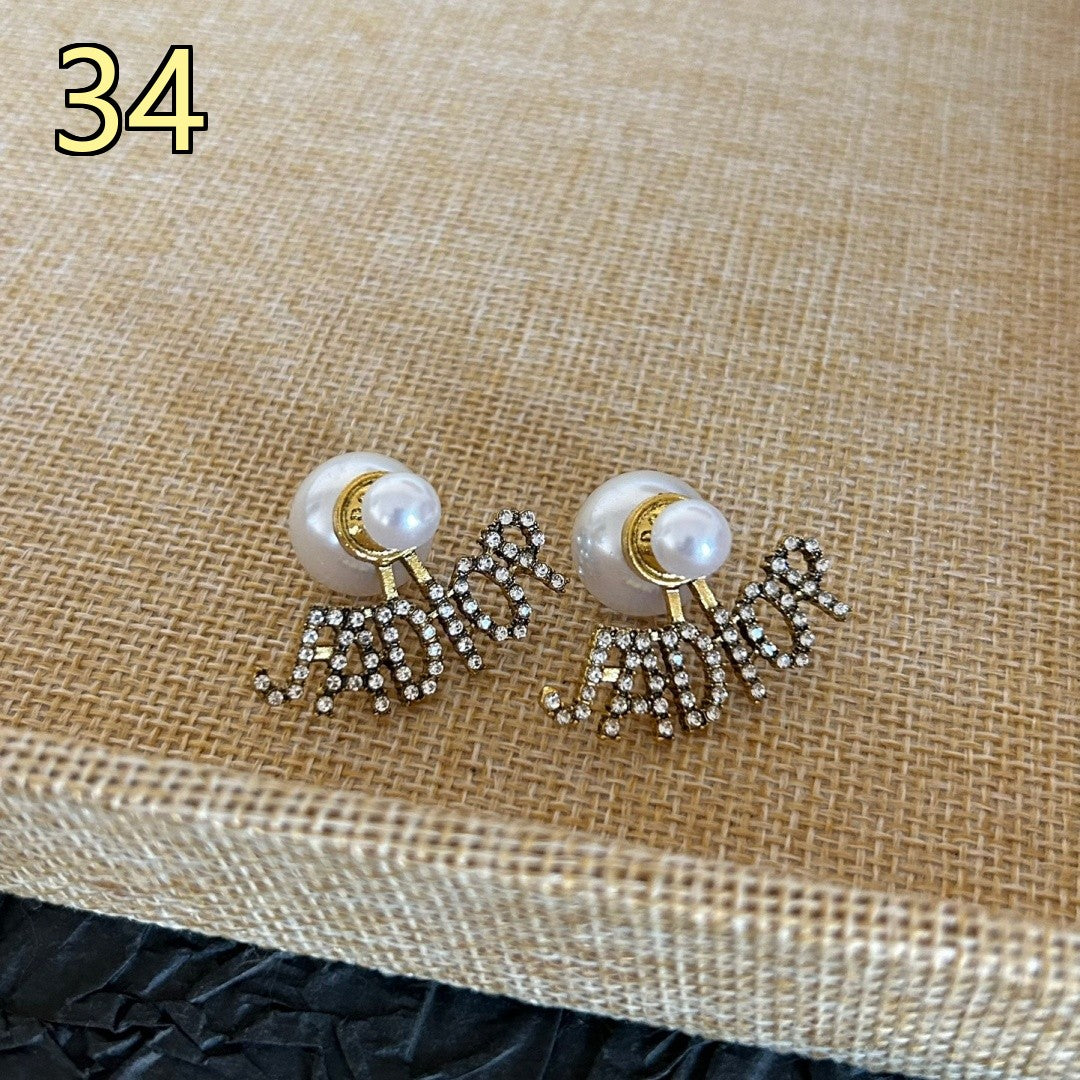 Classic Designer Style Pearl Earrings for Daily Wear