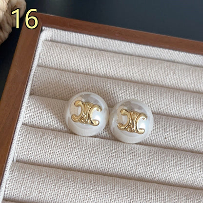 Classic Designer Style Pearl Earrings for Daily Wear