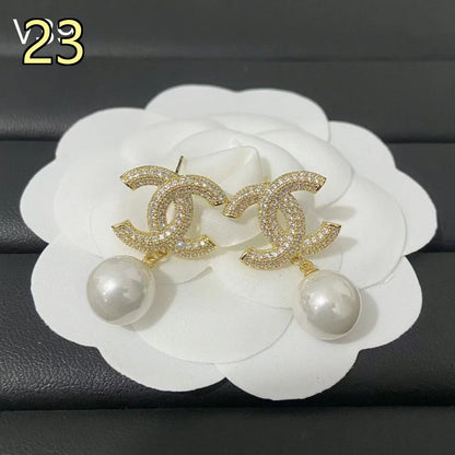 Classic Designer Style Pearl Earrings for Daily Wear