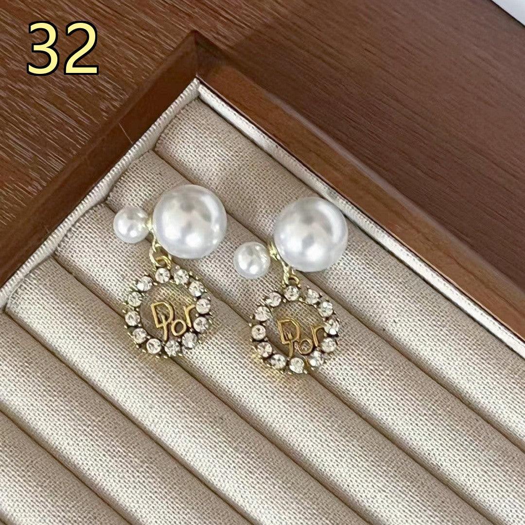 Classic Designer Style Pearl Earrings for Daily Wear