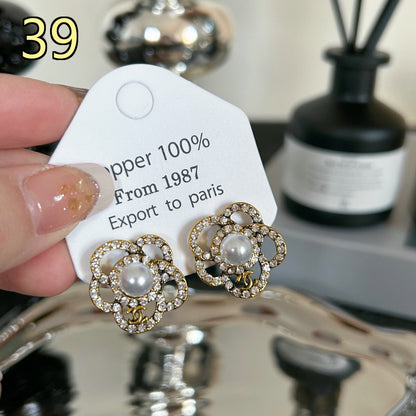 Classic Designer Style Pearl Earrings for Daily Wear