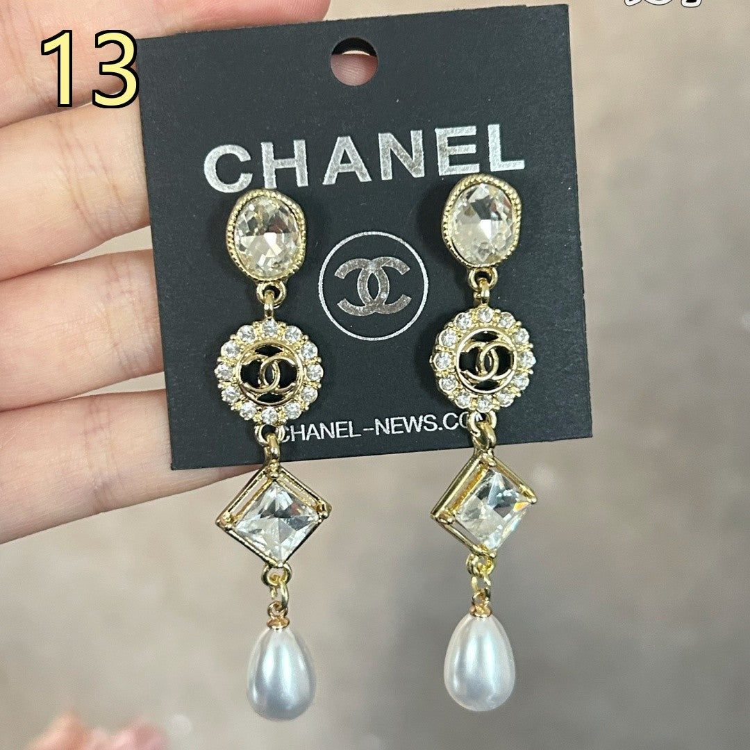 Classic Designer Style Pearl Earrings for Daily Wear