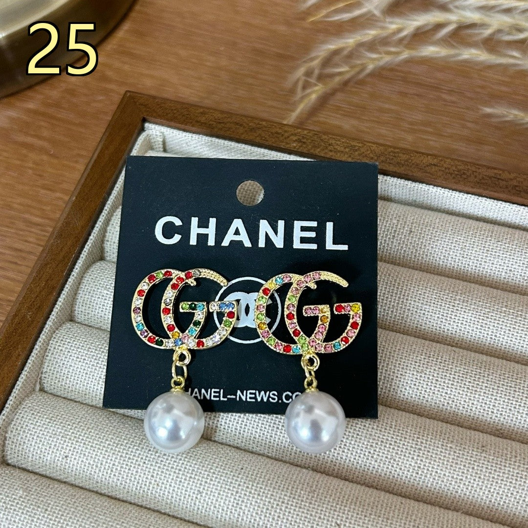 Classic Designer Style Pearl Earrings for Daily Wear