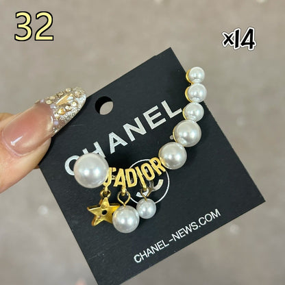 Classic Designer Style Pearl Earrings for Daily Wear