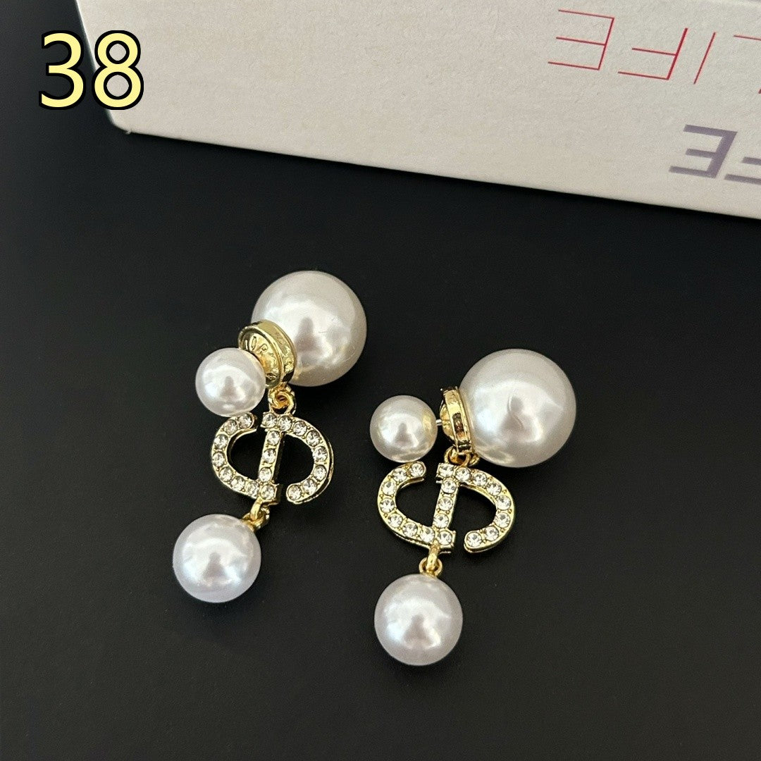 Classic Designer Style Pearl Earrings for Daily Wear