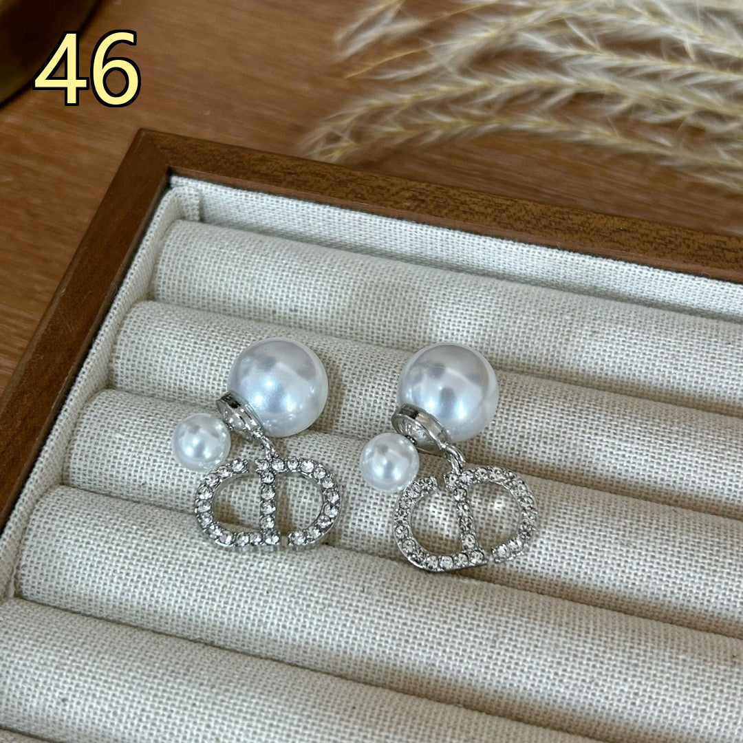 Classic Designer Style Pearl Earrings for Daily Wear