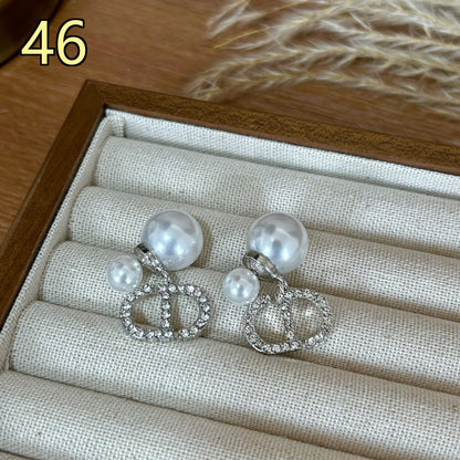 Classic Designer Style Pearl Earrings for Daily Wear