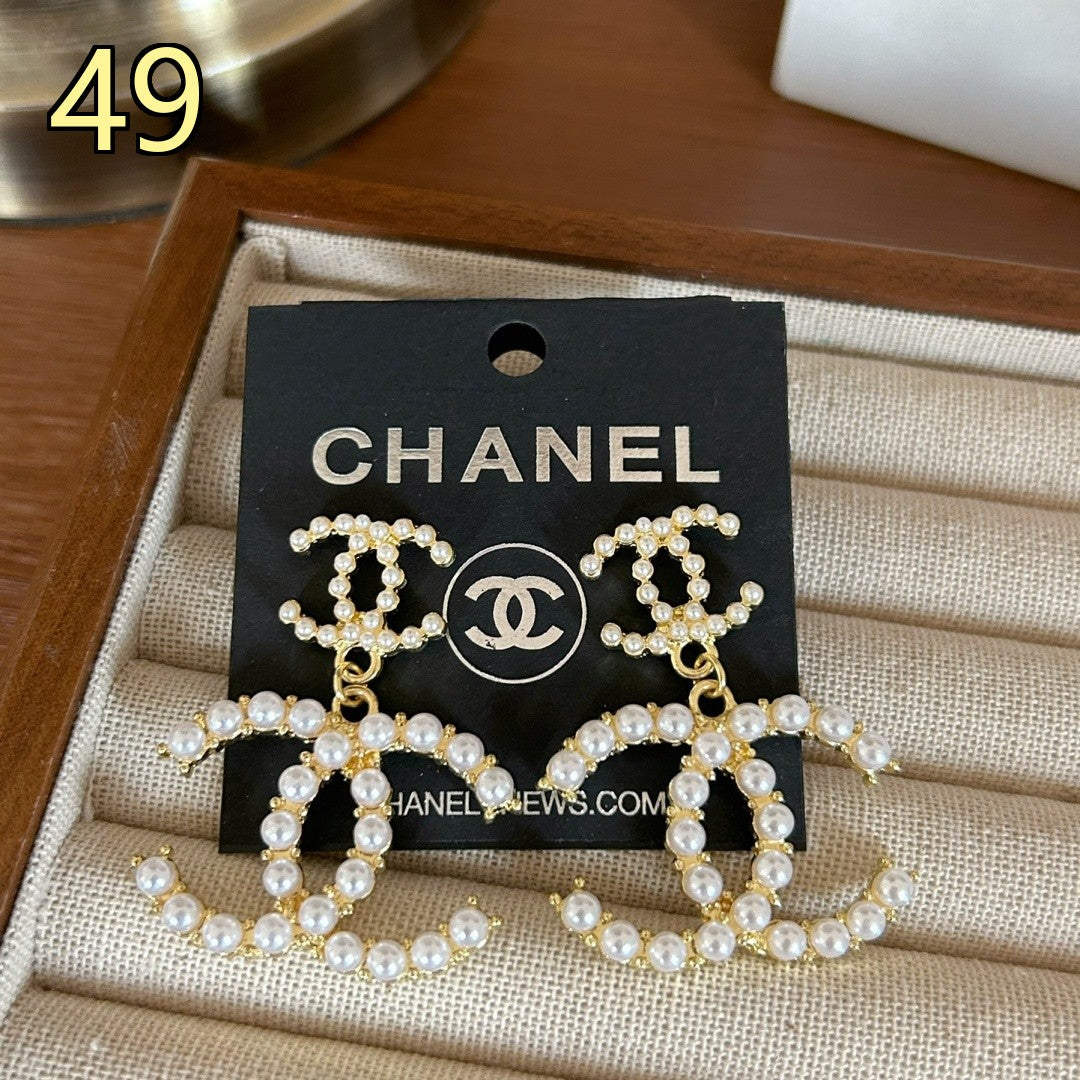 Classic Designer Style Pearl Earrings for Daily Wear